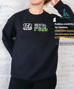 Official Cincinnati Bengals Mental Health Is Health Logo Shirt