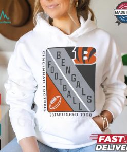 Official Cincinnati Bengals Starter Shield Logo T Shirt
