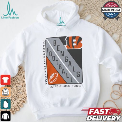 Official Cincinnati Bengals Starter Shield Logo T Shirt