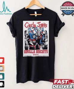 Official Circle Jerks District Music Hall, Norwalk, Ct September 2 2024 Band Tour Poster Shirt