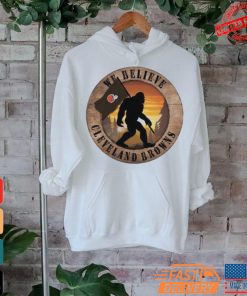 Official Cleveland Browns 12 We Believe Bigfoot 2024 Shirt