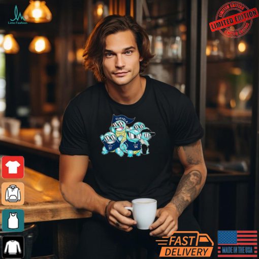 Official Cleveland Guardians Pokémon Squirtle Shirt