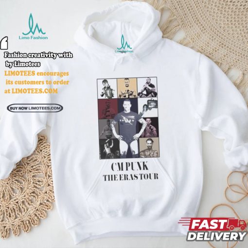 Official Cm Punk The Eras Tour T Shirt