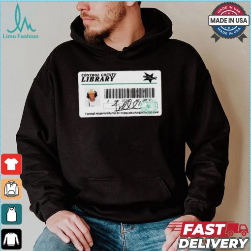 Official Control Crew Control Library Card Shirt
