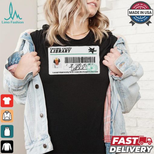 Official Control Crew Control Library Card Shirt