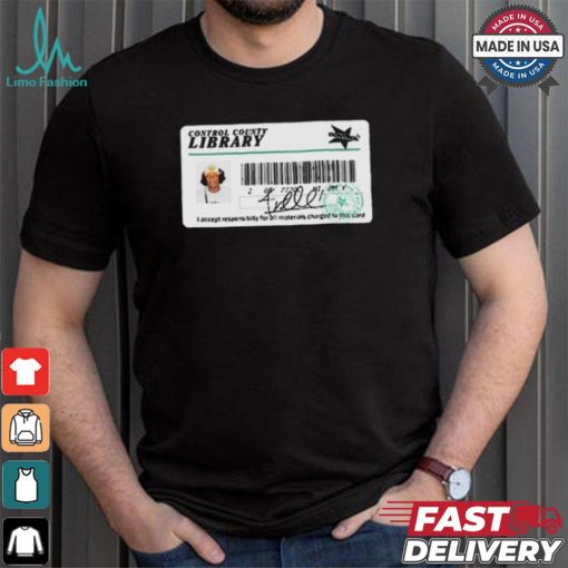 Official Control Crew Control Library Card Shirt