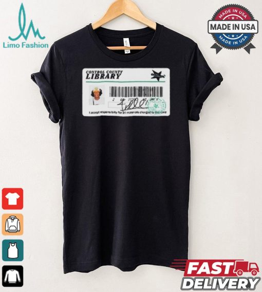Official Control Crew Control Library Card Shirt
