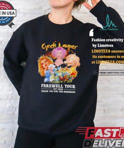 Official Cyndi Lauper Farewell Tour 1977 2024 Thank You For Joyfulness Shirt