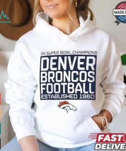 Official Denver Broncos Fanatics Hot Shot State Shirt