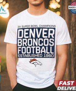 Official Denver Broncos Fanatics Hot Shot State Shirt