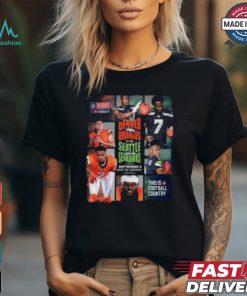 Official Denver Broncos vs Seattle Seahawks September 8 2024 kickoff game matchup shirt