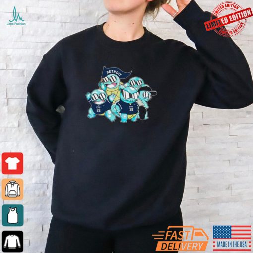 Official Detroit Tigers Pokémon Squirtle Shirt