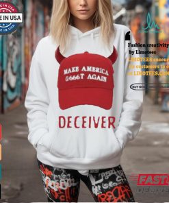 Official Devil hat make America g666t again deceiver T shirt