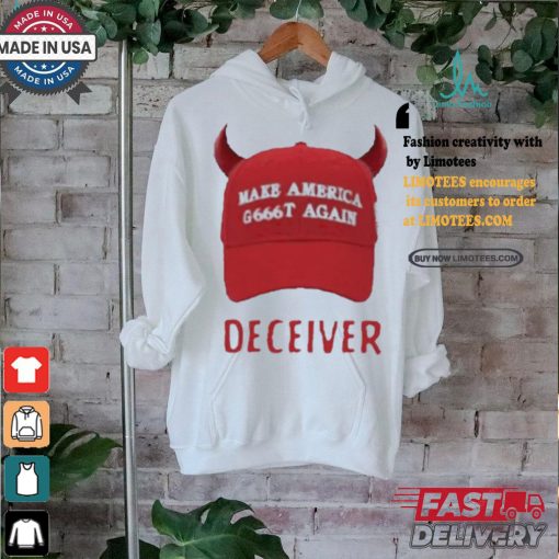 Official Devil hat make America g666t again deceiver T shirt