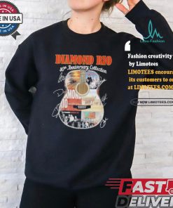 Official Diamond Rio 40th Anniversary Collection Signatures T Shirt