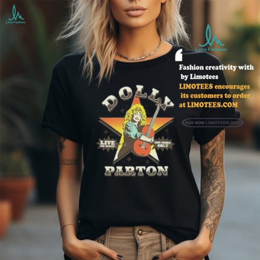 Official Dolly Parton Live On Stage Moss 2024 Shirt