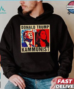 Official Donald Trump or kammunist 2024 president election Kamala T shirt