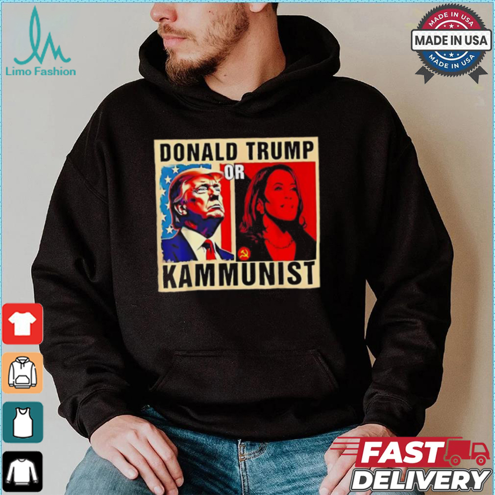 Official Donald Trump or kammunist 2024 president election Kamala T shirt Official Donald Trump or kammunist 2024 president election Kamala T shirt