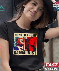 Official Donald Trump or kammunist 2024 president election Kamala T shirt