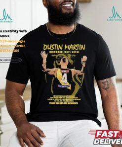 Official Dustin Martin Richmond 2011 2024 Thank You For The Memories Shirt