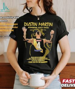 Official Dustin Martin Richmond 2011 2024 Thank You For The Memories Shirt