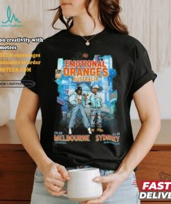 Official Emotional Oranges Australia Melbourne Sydney Exclusive T Shirts