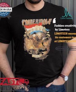 Official Esch Sur Alzette Powerwolf Wolfsnächte Tour 2024 shirt