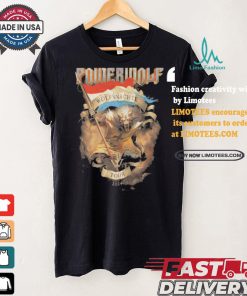 Official Esch Sur Alzette Powerwolf Wolfsnächte Tour 2024 shirt