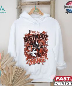Official Eskimo Joe’s Bustinout Orange Cowboys T shirt