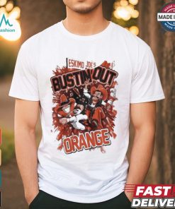 Official Eskimo Joe’s Bustinout Orange Cowboys T shirt