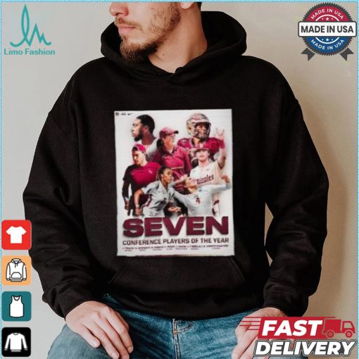 Official FSU Seminoles 2023 – 24 Seven Conference Players Of The Year shirt
