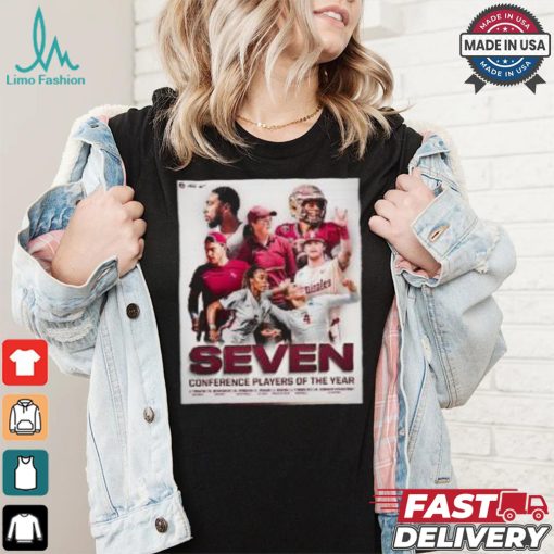 Official FSU Seminoles 2023 – 24 Seven Conference Players Of The Year shirt