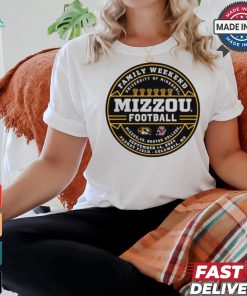 Official Family Weekend University Of Missouri Mizzou Tigers 2024 MU vs Boston College Game Day t shirt