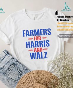 Official Farmers For Kamala Harris and Tim Walz 2024 USA T Shirt
