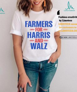Official Farmers For Kamala Harris and Tim Walz 2024 USA T Shirt