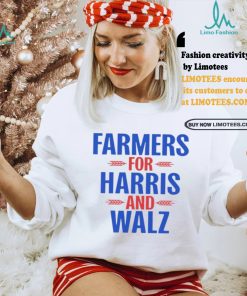 Official Farmers For Kamala Harris and Tim Walz 2024 USA T Shirt