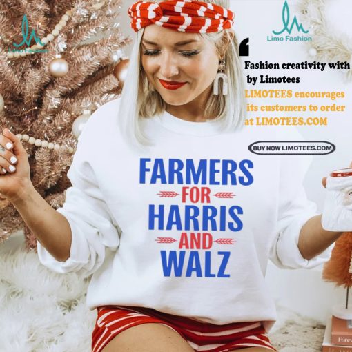 Official Farmers For Kamala Harris and Tim Walz 2024 USA T Shirt