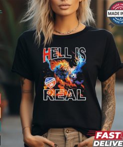 Official Fc cincinnatI hell is real firey pursuit T shirt