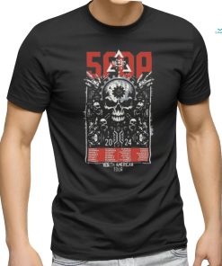 Official Five finger death punch north American tour gearhead 2024 tour with tour dates shirt