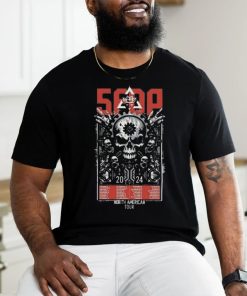 Official Five finger death punch north American tour gearhead 2024 tour with tour dates shirt