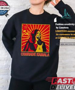 Official Fun socialist comrade Kamala commie LA Harris 2024 kammunism T shirt