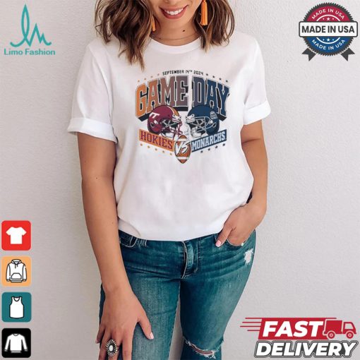 Official Game Day September 14 2024 Virginia Tech Hokies vs Old Dominion Monarchs t shirt