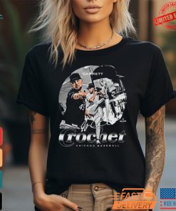 Official Garrett Crochet Chicago White Sox Baseball Vintage Signature Player Painting t shirt