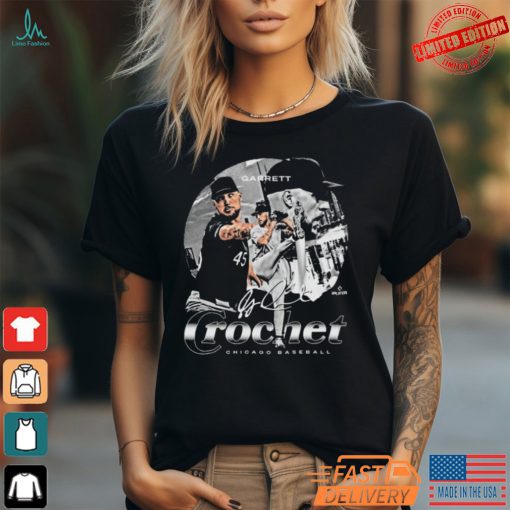 Official Garrett Crochet Chicago White Sox Baseball Vintage Signature Player Painting t shirt
