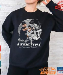 Official Garrett Crochet Chicago White Sox Baseball Vintage Signature Player Painting t shirt