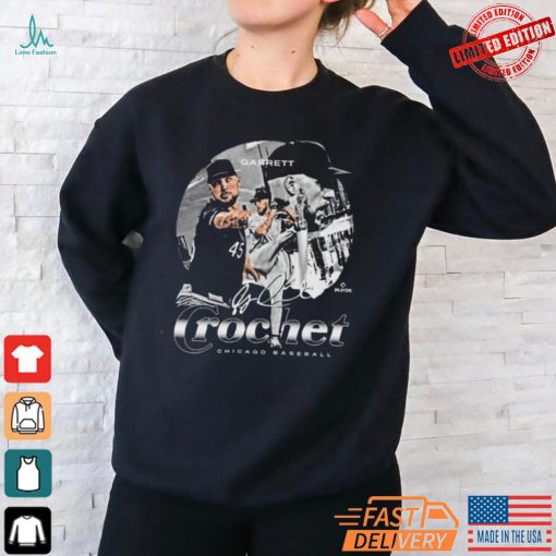 Official Garrett Crochet Chicago White Sox Baseball Vintage Signature Player Painting t shirt