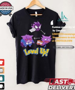 Official Gengar Pokemon Level Up Shirt