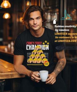 Official Gold star coney crate champion T shirt