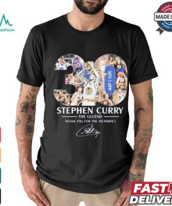 Official Golden State Warriors Stephen Curry The Legend Thank You T Shirt