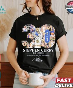 Official Golden State Warriors Stephen Curry The Legend Thank You T Shirt